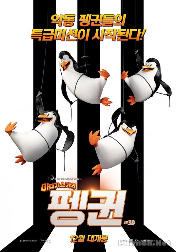 Poster Phim Biệt Đội Chim Cánh Cụt (Penguins Of Madagascar)