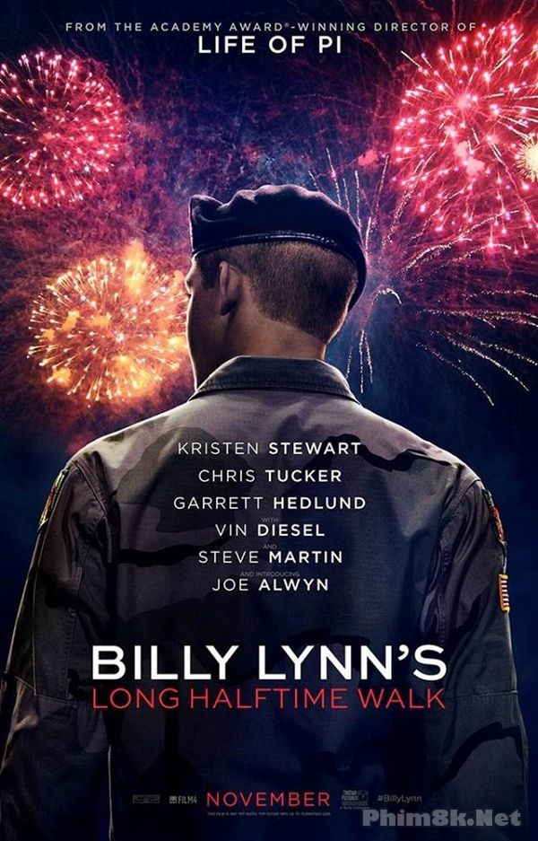 Poster Phim Billy Lynn Và Cuộc Chiến Nửa Đời Người (Billy Lynn Long Halftime Walk)