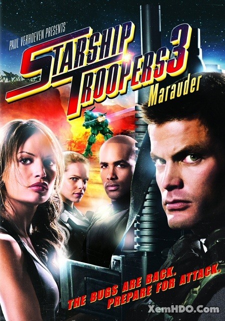 Poster Phim Chiến Binh Vũ Trụ 3: Bọ Hút Máu (Starship Troopers 3: Marauder)