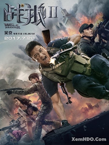 Poster Phim Chiến Lang 2 / Chiến Binh Sói 2 (Wolf Warriors 2)