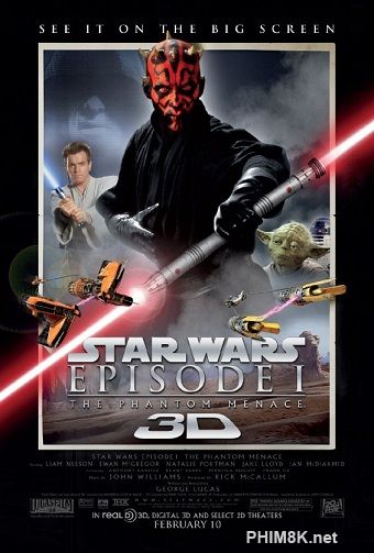 Poster Phim Chiến Tranh Giữa Các Vì Sao 1: Hiểm Họa Của Bóng Ma (Star Wars: Episode I - The Phantom Menace)