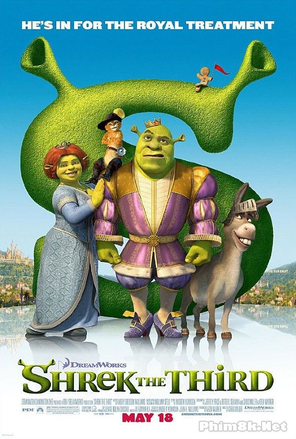 Poster Phim Chú Chằn Tinh Tốt Bụng (phần 3) (Shrek The Third 3)