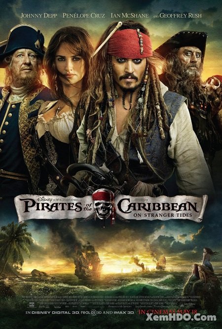 Xem Phim Cướp Biển Vùng Caribbean 4: Suối Nguồn Tươi Trẻ (Pirates Of The Caribbean: On Stranger Tides)