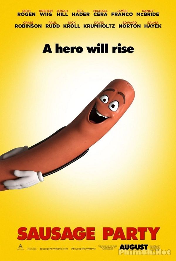 Poster Phim Đại Tiệc Xúc Xích (Sausage Party)