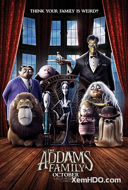 Poster Phim Gia Đình Addams (The Addams Family)