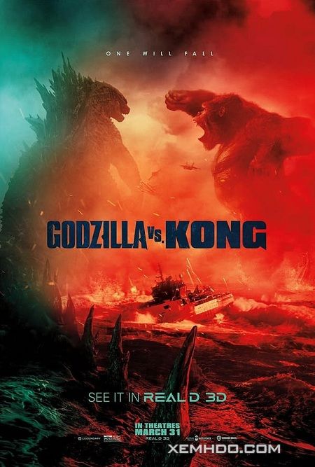 Poster Phim Godzilla Đại Chiến Kong (Godzilla Vs Kong)