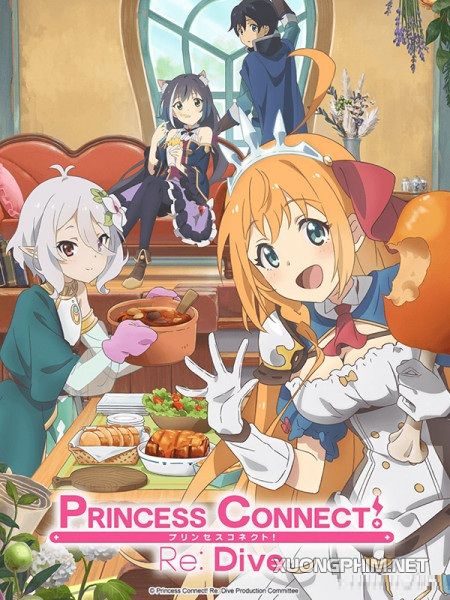 Poster Phim Hành Trình Nhập Khẩu Gái! (Princess Connect! Re: Dive)