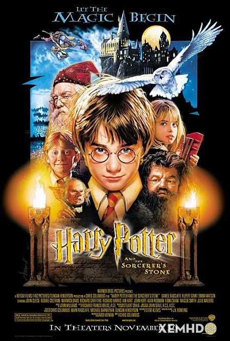 Poster Phim Harry Potter Và Hòn Đá Phù Thủy (Harry Potter And The Sorcerer Stone)