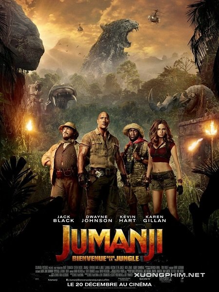 Poster Phim Jumanji: Trò Chơi Kỳ Ảo (Jumanji: Welcome To The Jungle)