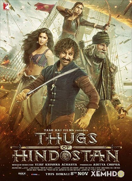 Poster Phim Kẻ Cướp Vùng Hindostan (Thugs Of Hindostan)