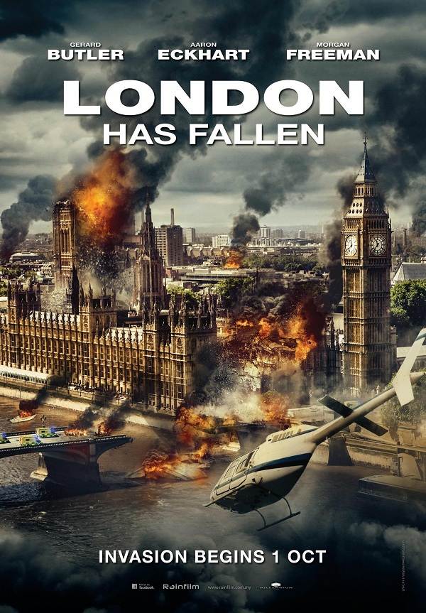 Poster Phim Luân Đôn Thất Thủ (London Has Fallen)