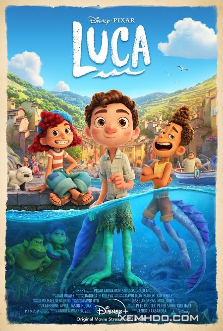 Poster Phim Mùa Hè Của Luca (Luca 2021)