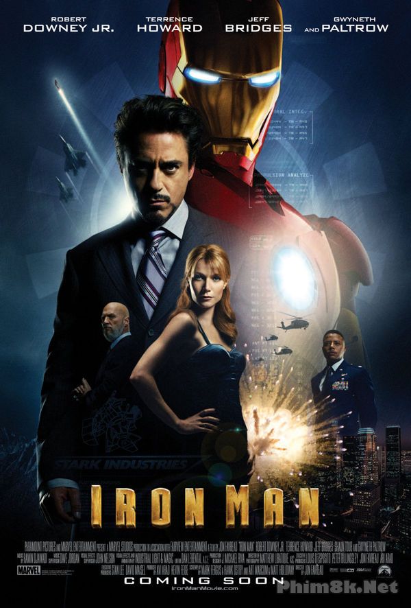 Poster Phim Người Sắt 1 (Iron Man 1)