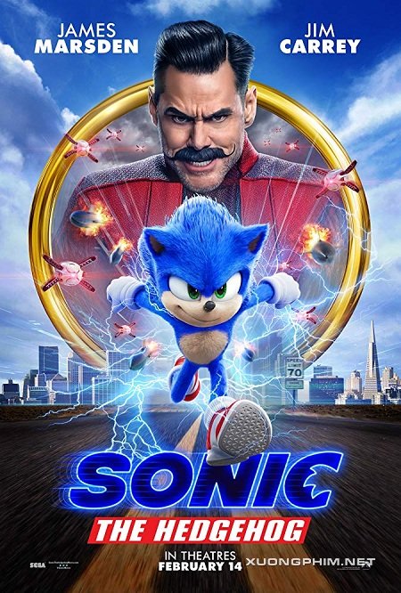 Poster Phim Nhím Sonic (Sonic The Hedgehog)