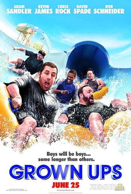 Poster Phim Những Đứa Trẻ To Xác (Grown Ups)