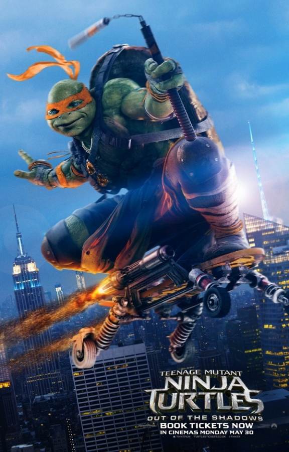 Poster Phim Ninja Rùa 2: Đập Tan Bóng Tối (Teenage Mutant Ninja Turtles: Out Of The Shadows)