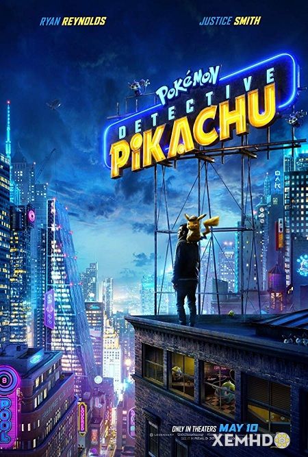 Poster Phim Pokémon Thám Tử Pikachu (Pokémon Detective Pikachu)