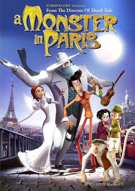 Poster Phim Quái Vật Ở Paris (A Monster In Paris)