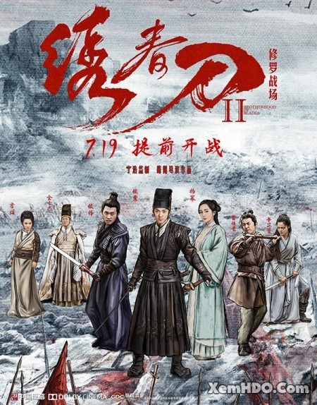 Poster Phim Tú Xuân Đao 2: Chiến Trường Tu La (Brotherhood Of Blades 2: The Infernal Battlefield)
