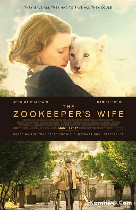 Poster Phim Vợ Người Giữ Thú (The Zookeeper Wife)