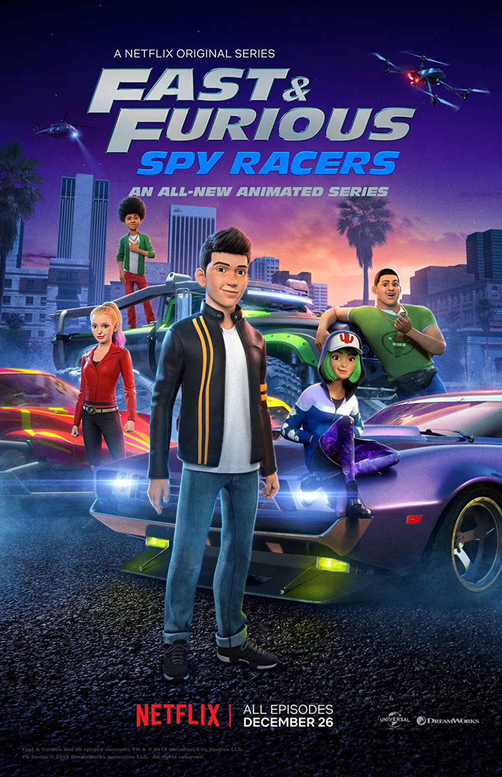Poster Phim Quá nhanh quá nguy hiểm: Điệp viên tốc độ (Phần 1) (Fast & Furious Spy Racers (Season 1))
