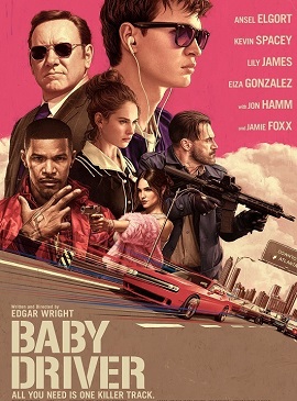 Poster Phim Quái Xế Baby (Baby Driver)