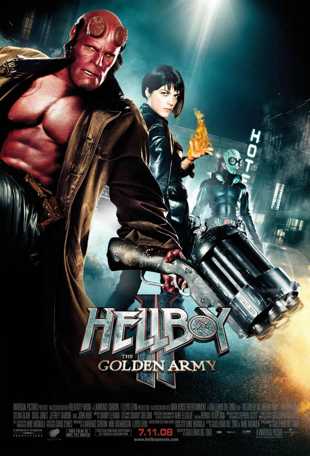 Poster Phim Quỷ Đỏ 2: Binh Đoàn Địa Ngục (Hellboy II: The Golden Army)