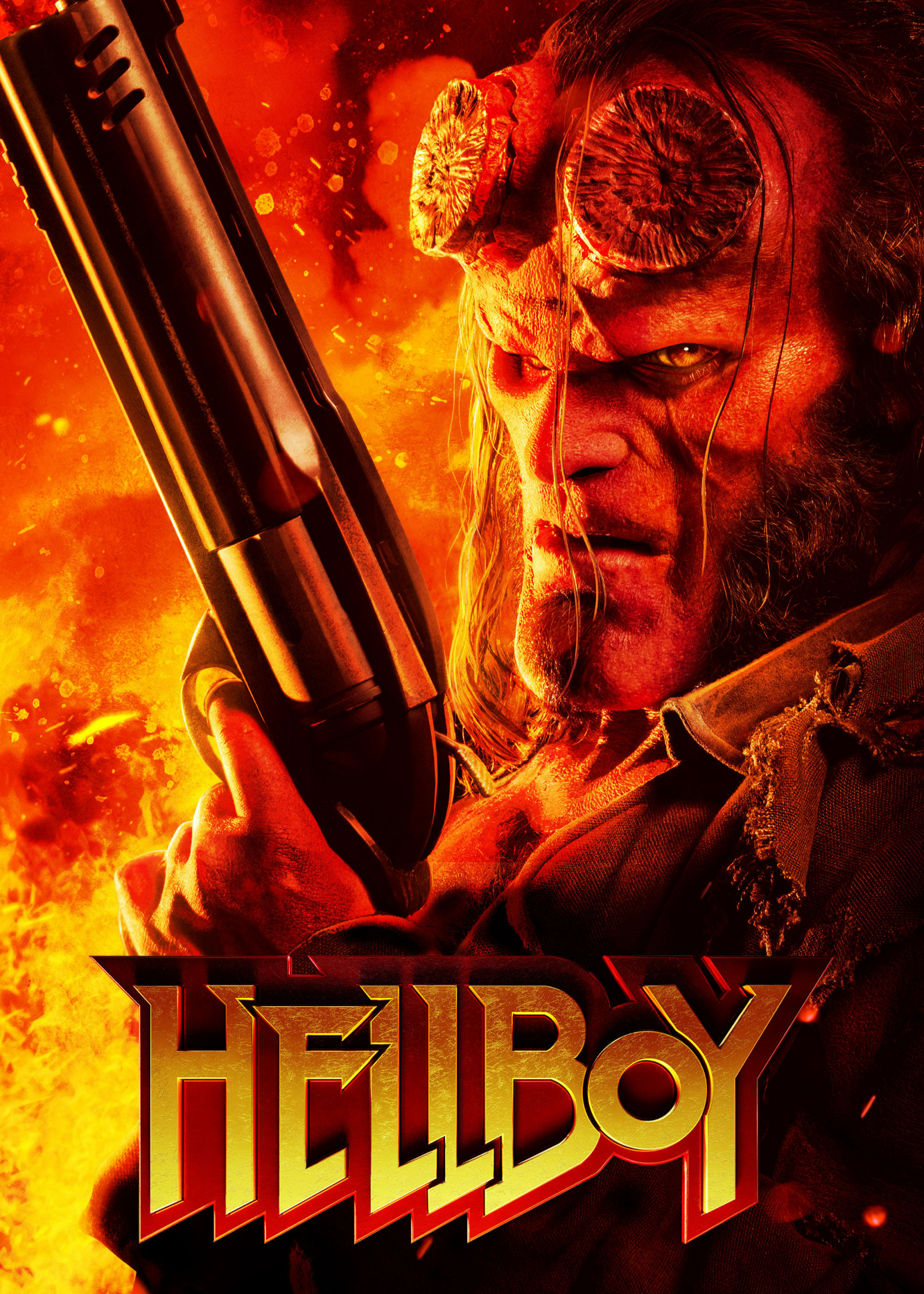 Poster Phim Quỷ Đỏ (Hellboy)