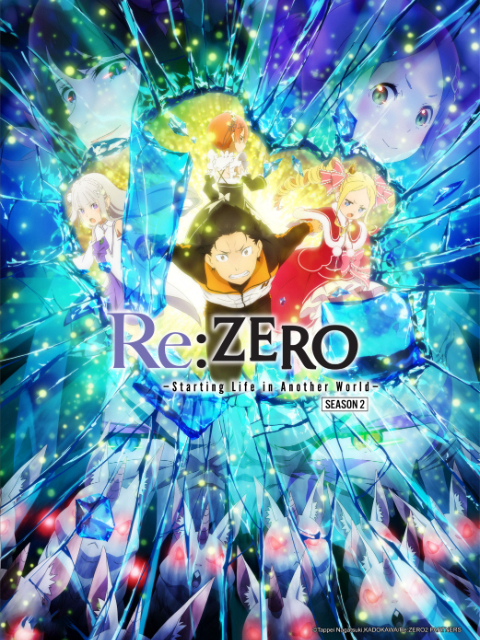 Poster Phim Re: Bắt đầu lại ở một thế giới khác lạ  Phần 2 Part 2 (Re: Zero kara Hajimeru Isekai Seikatsu 2nd Season Part 2, Re0, RE:ZERO)