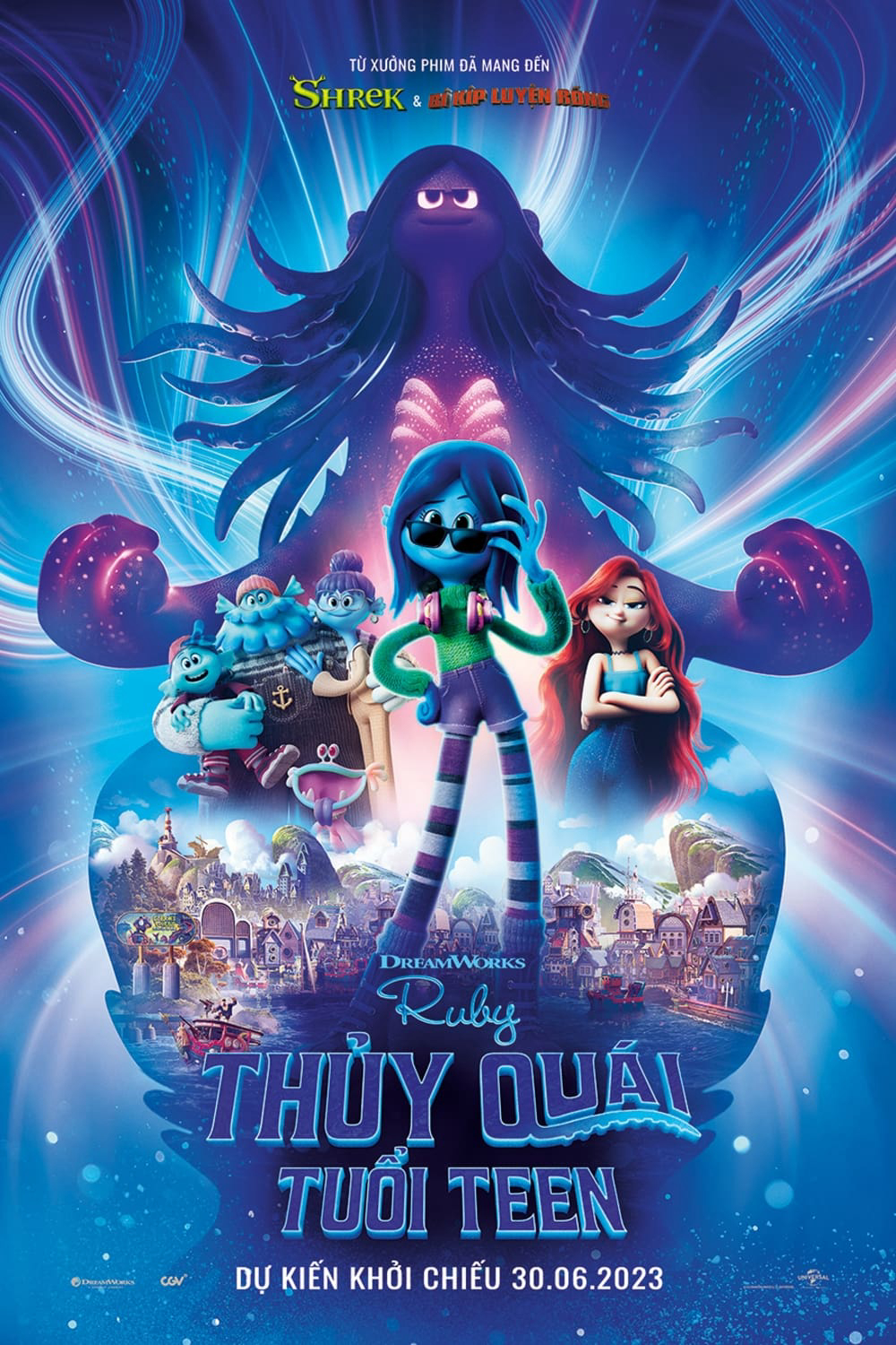 Poster Phim Ruby Thủy Quái Tuổi Teen (Ruby Gillman, Teenage Kraken)