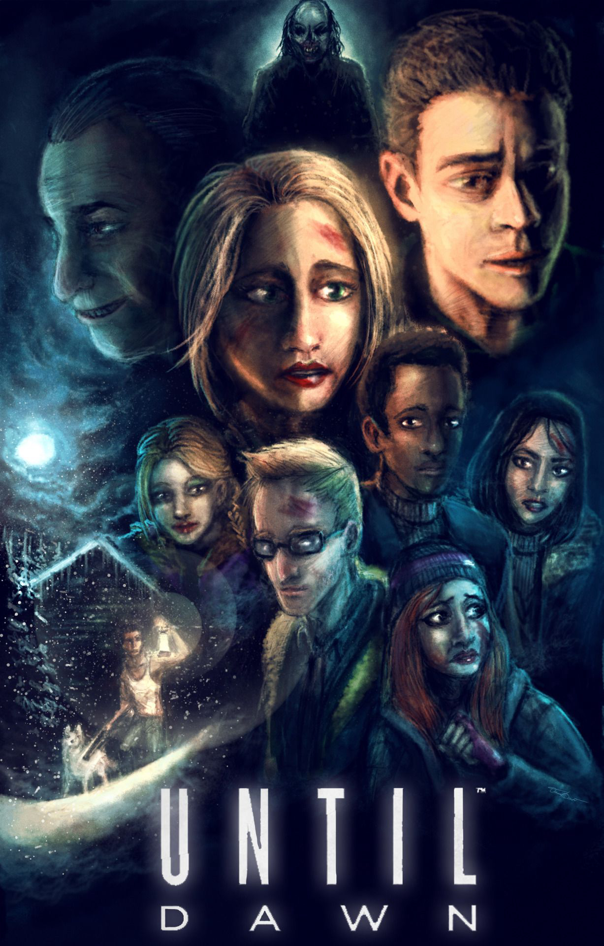 Poster Phim Rùng mình tới bình minh (Until Dawn)