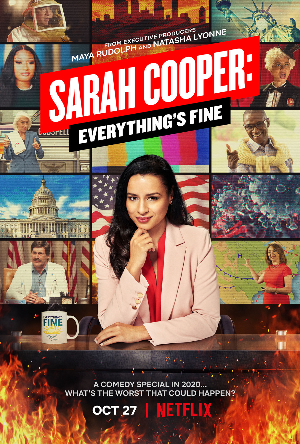 Poster Phim Sarah Cooper: Mọi thứ đều ổn (Sarah Cooper: Everything's Fine)