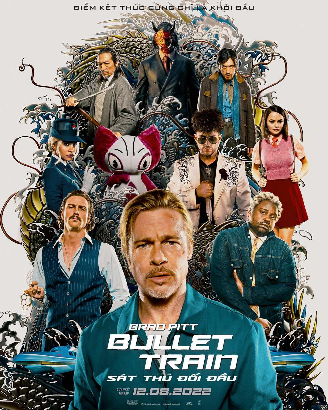 Poster Phim Sát Thủ Đối Đầu (Bullet Train)