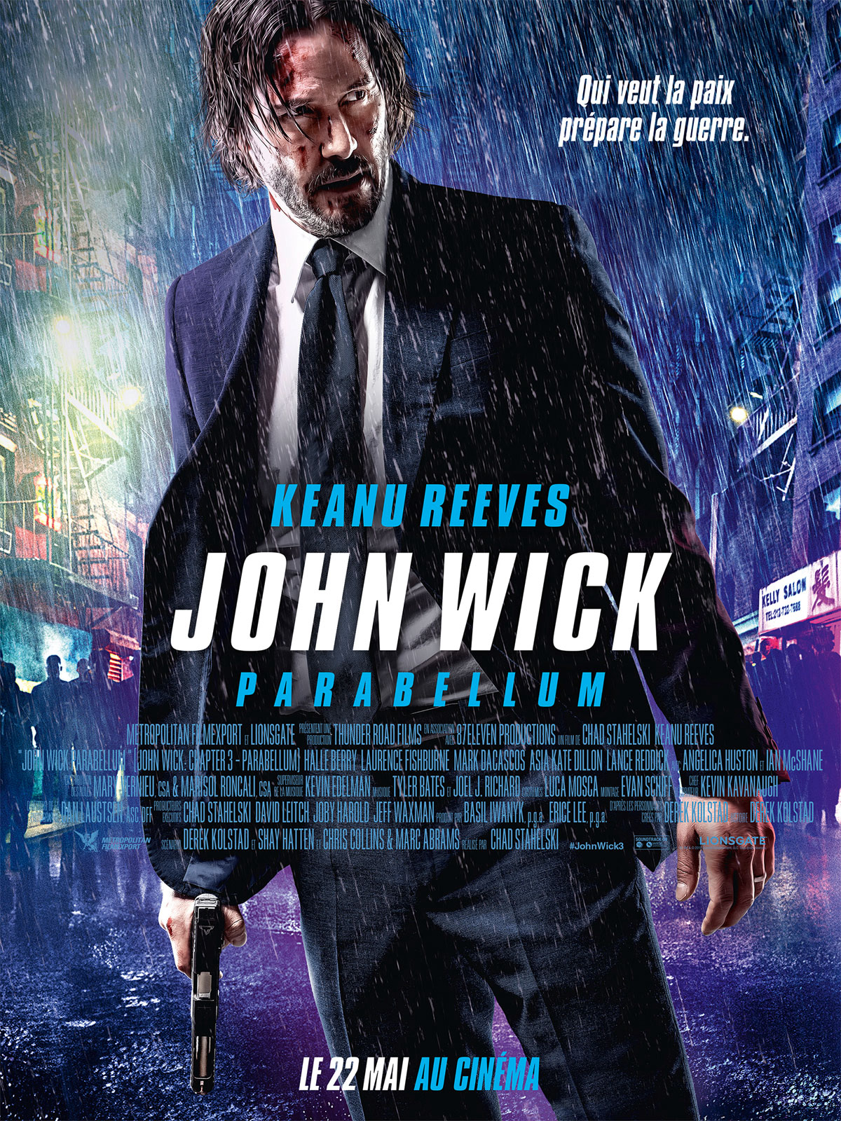 Poster Phim Sát thủ John Wick: Phần 3 – Chuẩn bị chiến tranh (John Wick: Chapter 3 - Parabellum)