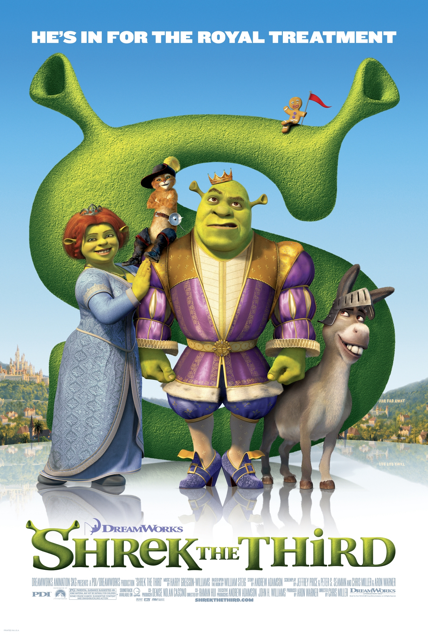 Poster Phim Shrek 3 (Shrek the Third)