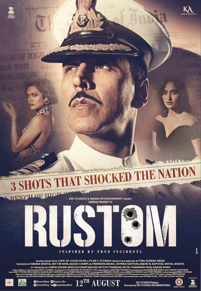 Poster Phim Sĩ Quan Rustom (Rustom)
