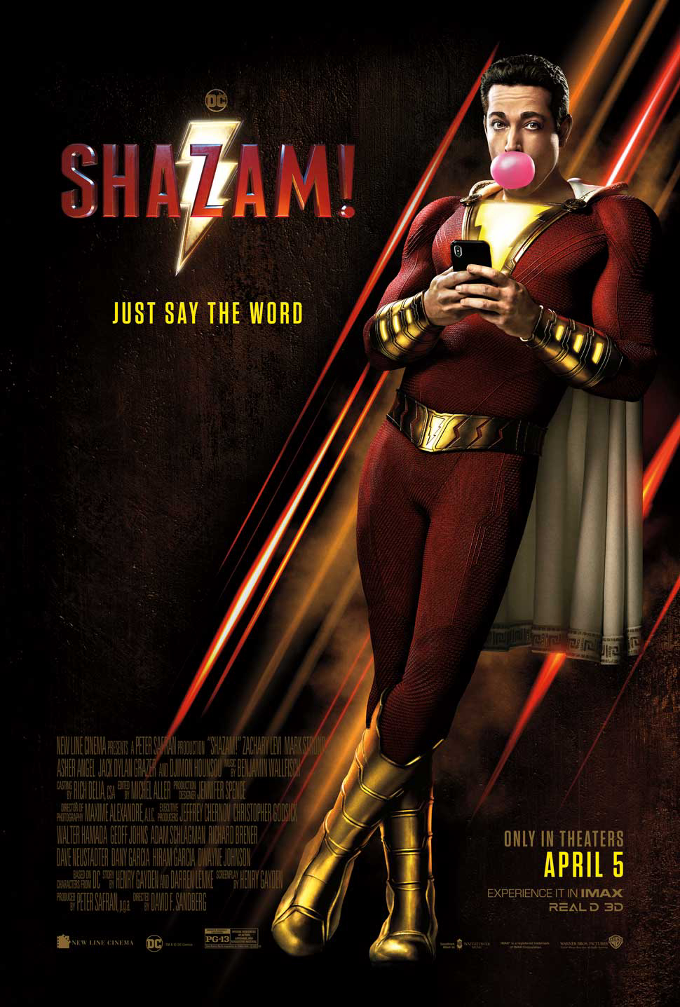 Poster Phim Siêu Anh Hùng Shazam (Shazam!)