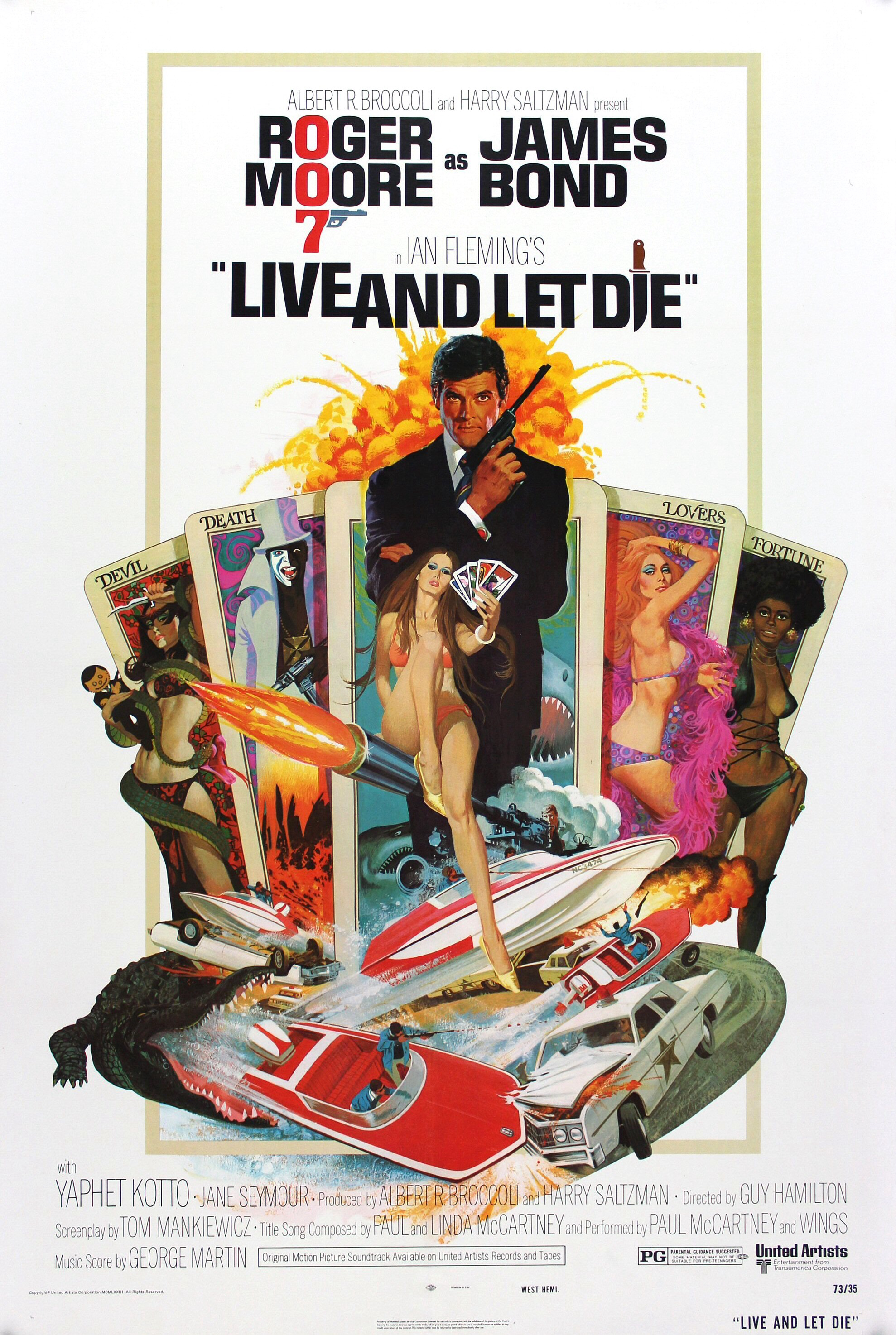 Poster Phim Sống Và Hãy Chết (007: Live and Let Die)