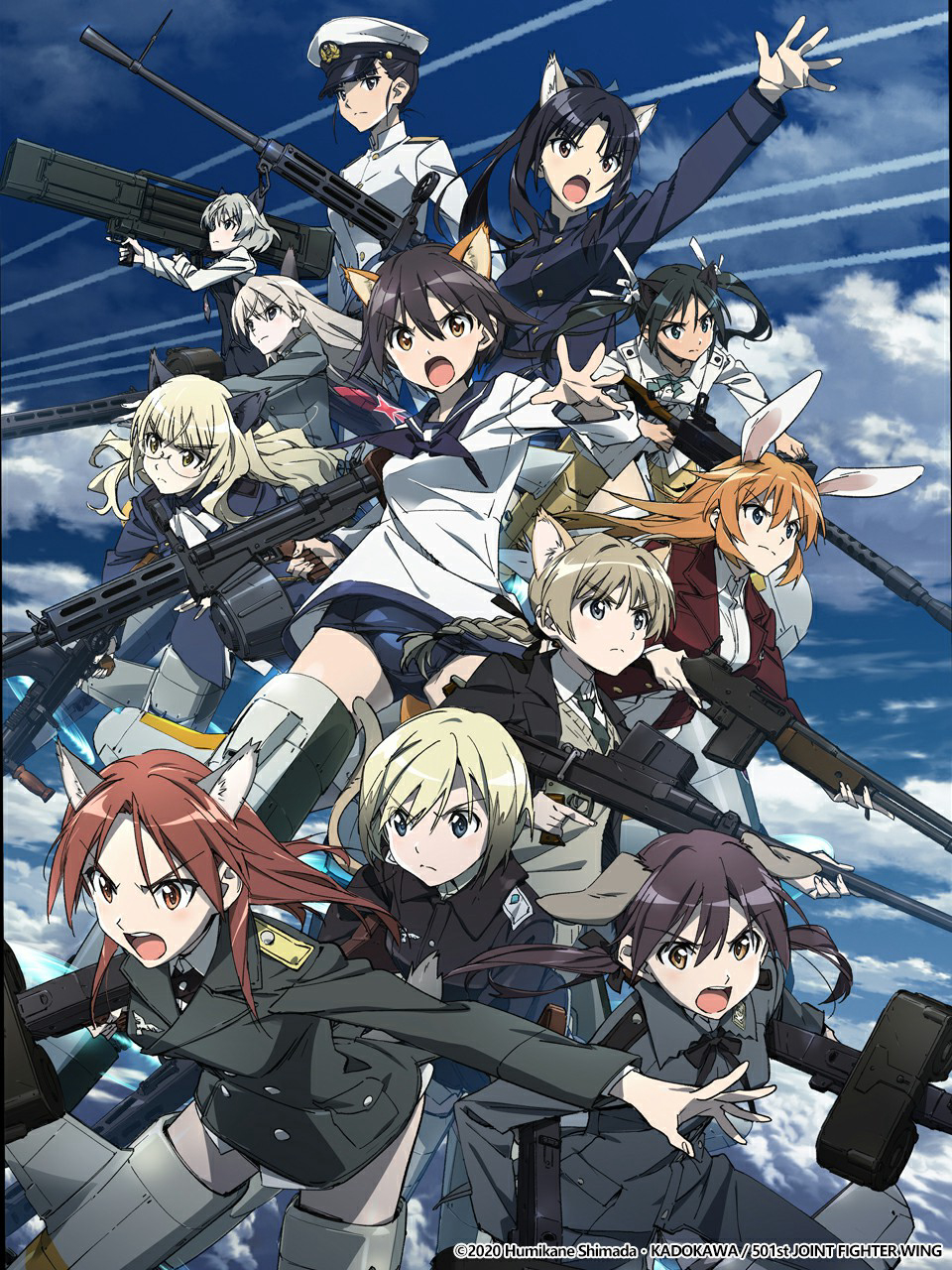 Poster Phim Strike Witches - Đường đến Berlin (ROAD to BERLIN)