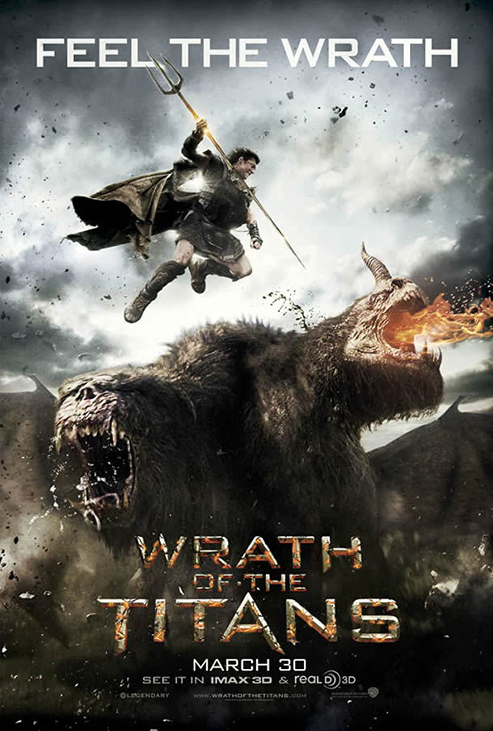 Poster Phim Sự Phẫn Nộ Của Các Vị Thần 2012 (Wrath of the Titans)