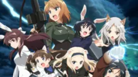 Poster Phim Tấn Công Phù Thủy (Strike Witches Sutoraiku Witchizu Fearless Witch Brave Witches)