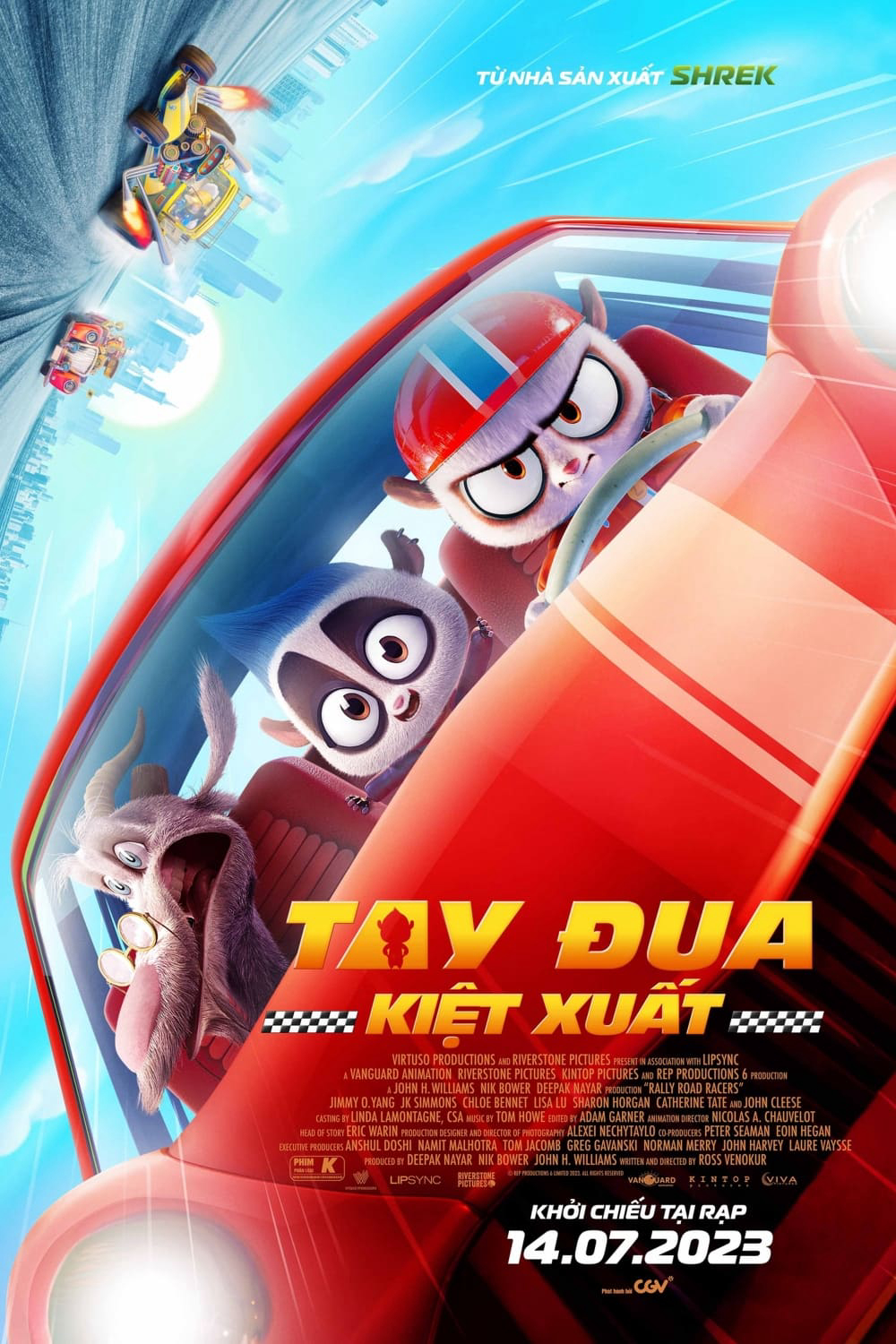Poster Phim Tay Đua Kiệt Xuất (Rally Road Racers)