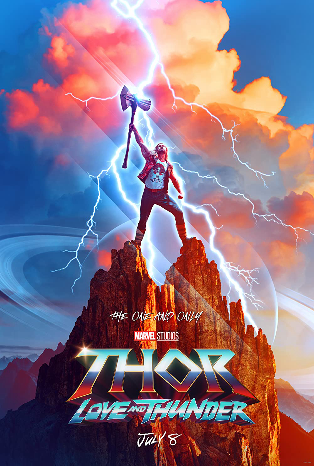 Poster Phim Thần Sấm 4: Tình Yêu Và Sấm Sét (Thor 4: Love and Thunder)