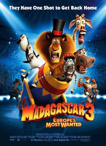 Poster Phim Thần Tượng Châu Âu (Madagascar 3: Europe's Most Wanted)
