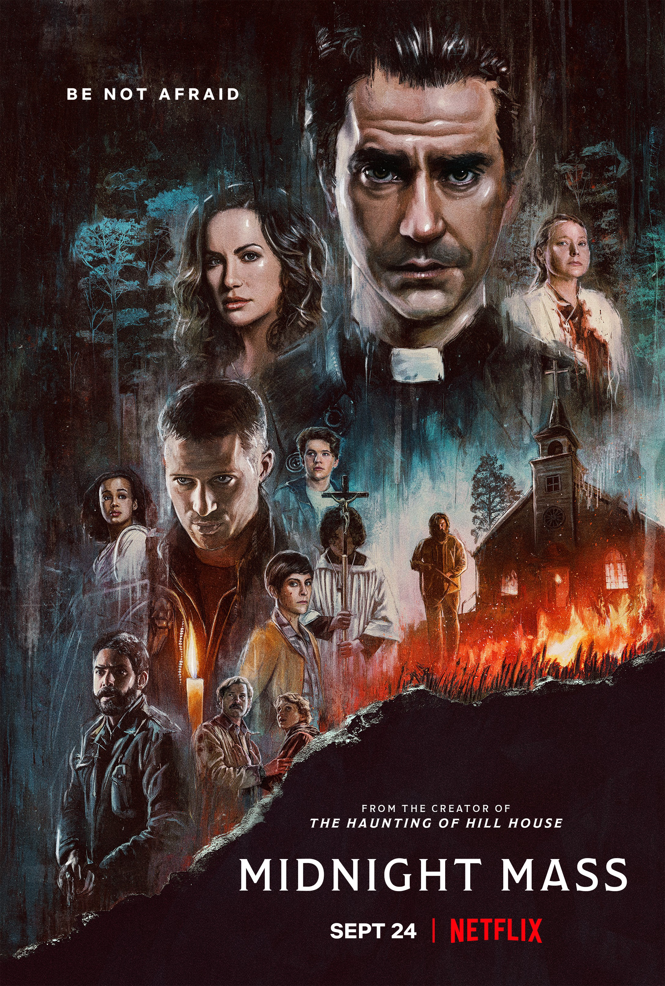Poster Phim Thánh lễ ác mộng (Midnight Mass)