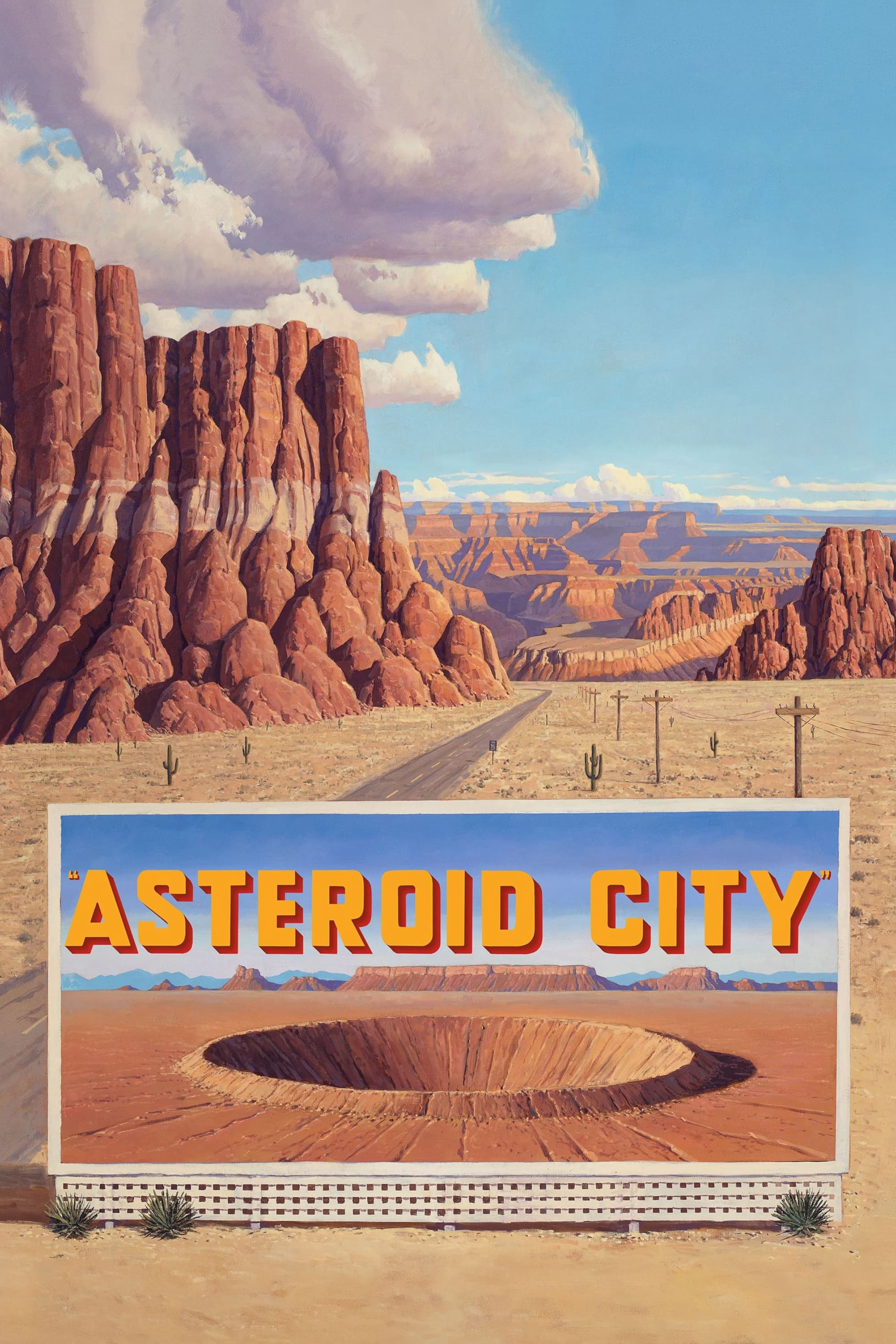 Poster Phim Thành Phố Sao Chổi (Asteroid City)