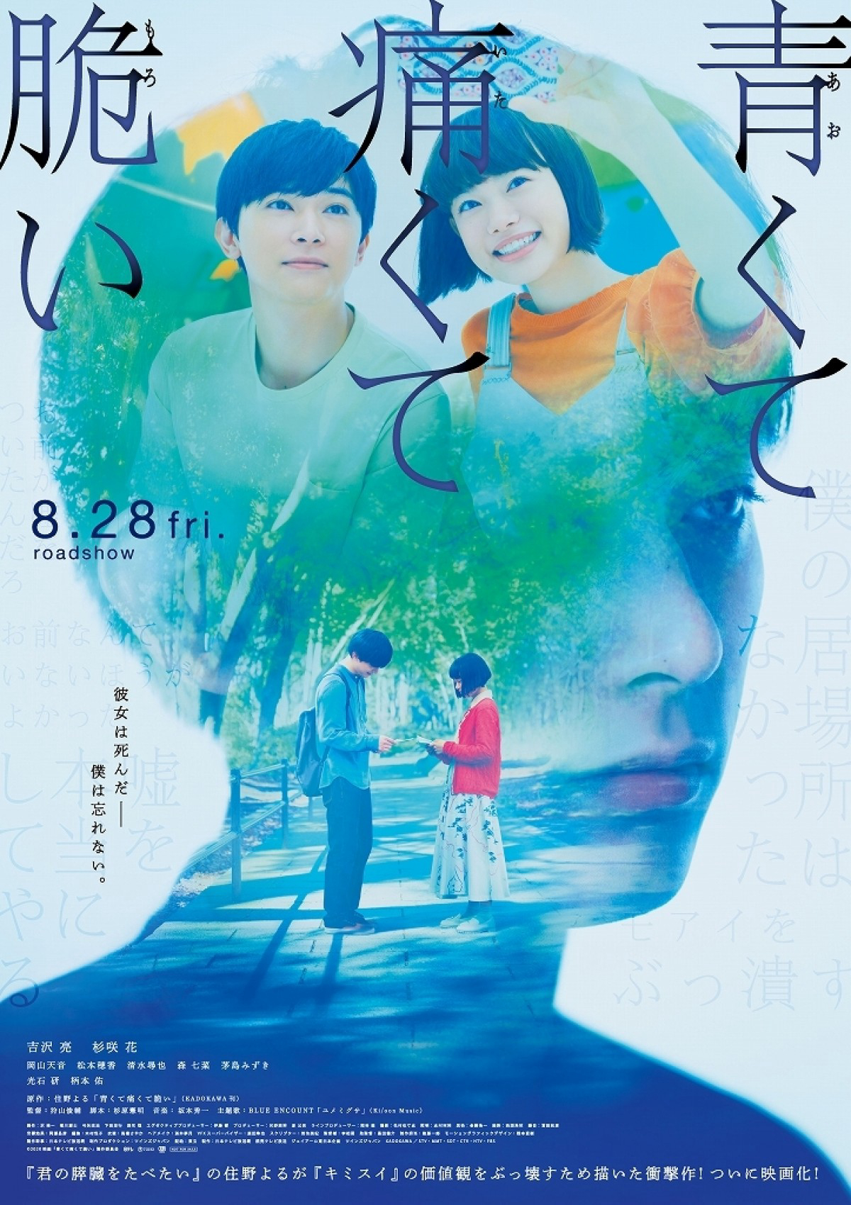 Poster Phim Thanh xuân, đau đớn và mong manh (Blue, Painful, Fragile)