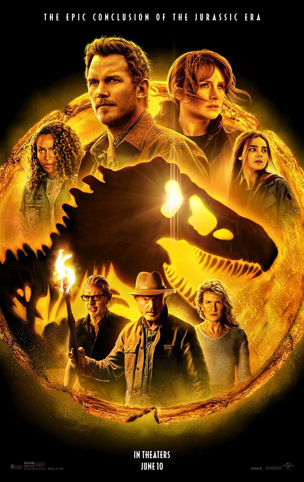 Poster Phim Thế Giới Khủng Long 3: Lãnh Địa (Jurassic World: Dominion)