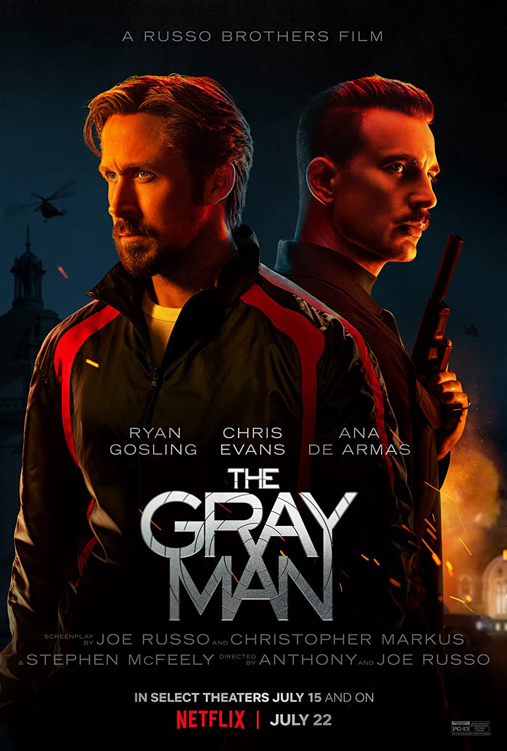 Poster Phim The Gray Man: Đặc vụ vô hình (The Gray Man)