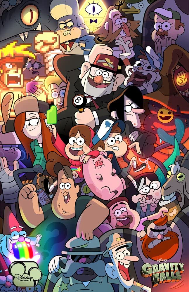 Poster Phim Thị Trấn Bí Ẩn (Gravity Falls)